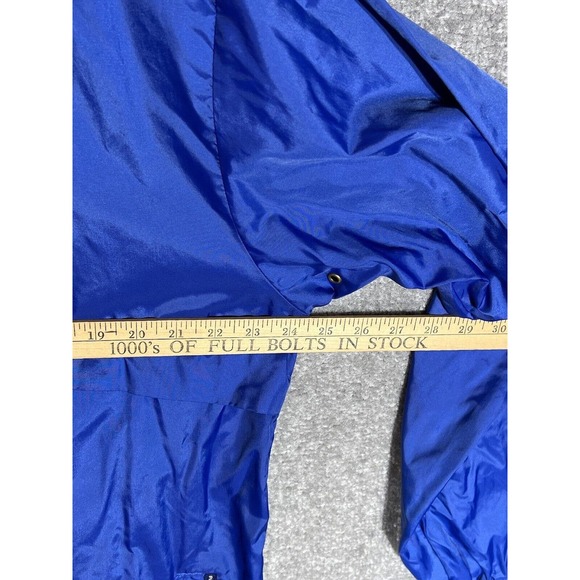 Weekender Casual Lifestyle Packable Windbreaker Jacket Coat Mens Size Large Blue - Picture 15 of 16